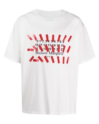 Maison Margiela Logo Print Oversized T Shirt