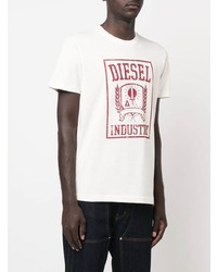 Diesel Logo Print Short Sleeve T Shirt
