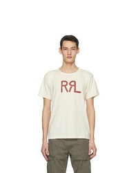RRL Off White Logo T Shirt