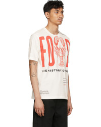 Junya Watanabe Off White Red Food The History Of Taste T Shirt