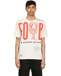 Junya Watanabe Off White Red Food The History Of Taste T Shirt