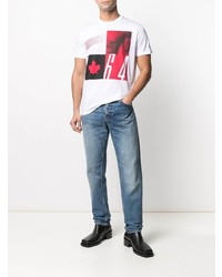 DSQUARED2 Printed Short Sleeved T Shirt