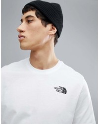 The North Face Red Box T Shirt Back Print In White
