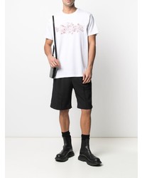 Givenchy Schematics Logo Print T Shirt