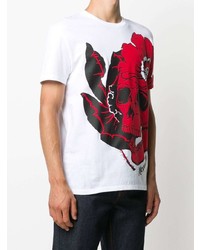 Alexander McQueen Skull In Bloom T Shirt