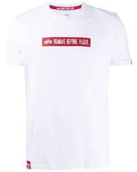Alpha Industries Slogan Print T Shirt