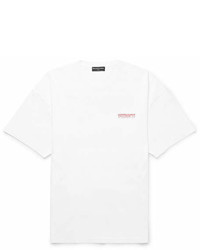 Balenciaga Speedhunter Oversized Printed Cotton Jersey T Shirt
