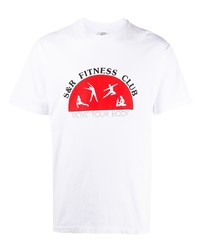 Sporty & Rich Sr Fitness Club Slogan T Shirt