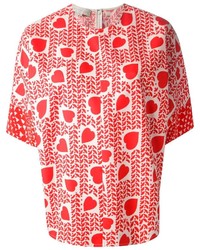 Stella McCartney Heart Print T Shirt