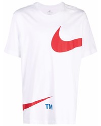 Nike Swoosh Print Short Sleeved T Shirt