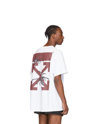Off-White White And Red Arachno Arrows Over T Shirt