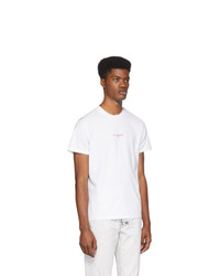 Stella McCartney White And Red Logo T Shirt