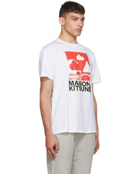MAISON KITSUNÉ White Anthony Burrill Edition T Shirt