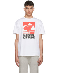 MAISON KITSUNÉ White Anthony Burrill Edition T Shirt
