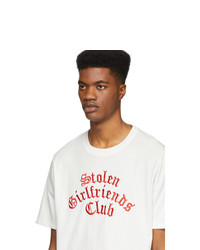 Stolen Girlfriends Club White Arch Gothic Classic T Shirt