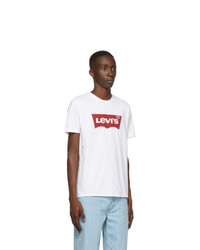 Levis White Classic Logo T Shirt
