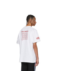 Vetements White Double Happiness T Shirt