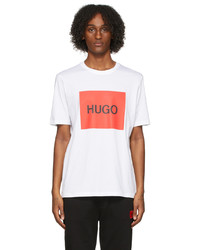 Hugo White Dulive T Shirt