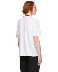 Lanvin White Jersey Logo T Shirt