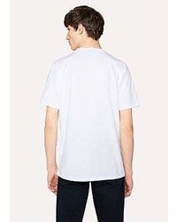 Paul Smith White Large Scale Dino Print Cotton T Shirt