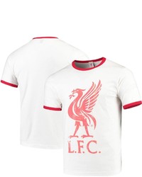 Fifth Sun White Liverpool Primary Logo Ringer T Shirt