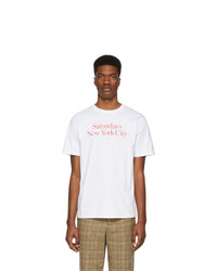 Saturdays Nyc White Miller Standard T Shirt
