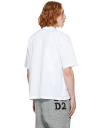 DSQUARED2 White Reverse Football T Shirt