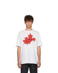 DSQUARED2 White Slouch Fit T Shirt