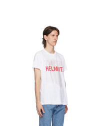 Helmut Lang White Thanks Standard T Shirt