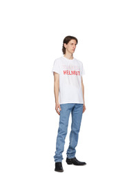 Helmut Lang White Thanks Standard T Shirt