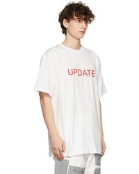 Xander Zhou White Update T Shirt