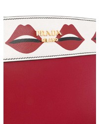 Prada Lips Print Shoulder Bag