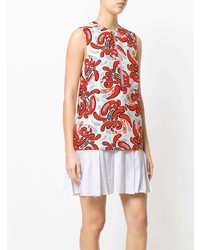 Dondup Printed Flared Dress