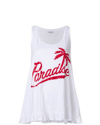 P.A.R.O.S.H. Paradise Sequin Slogan Vest