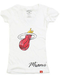 Sportiqe Short Sleeve Miami Heat V Neck T Shirt