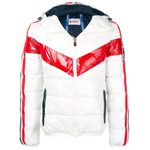 Invicta Stripe Puffer Jacket, $350 | farfetch.com | Lookastic