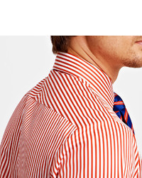 Thomas Pink Algernon Stripe Slim Fit Double Cuff Shirt, $195, Thomas Pink