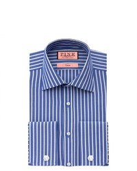 Thomas Pink Newman Stripe Classic Fit Double Cuff Shirt