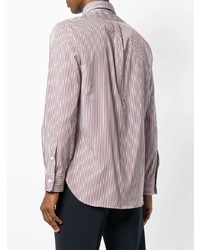 Ralph Lauren Logo Striped Fitted Shirt