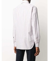 Barba Striped Print Long Sleeved Shirt