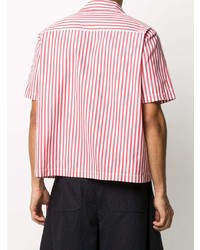 Bode Outline People Striped Print Shirt