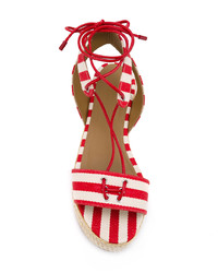 Sonia Rykiel Striped Platform Sandals