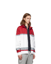 Burberry Red And White Track Jacket