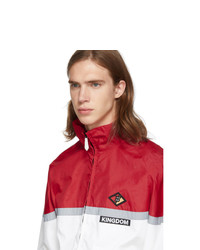 Burberry Red And White Track Jacket