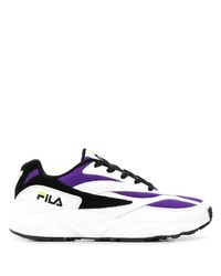 White and Violet Athletic Shoes
