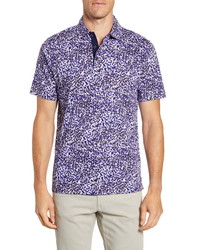 White and Violet Polo