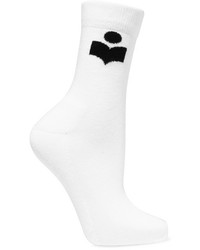Isabel Marant Visby Cotton Blend Socks White