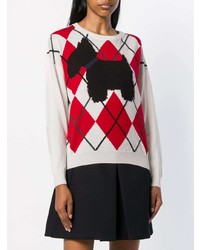 Moschino Argyle Sweater