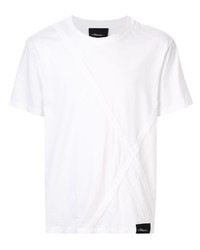 White Argyle Crew-neck T-shirt