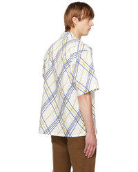 Marni Beige Stripe Bowling Shirt